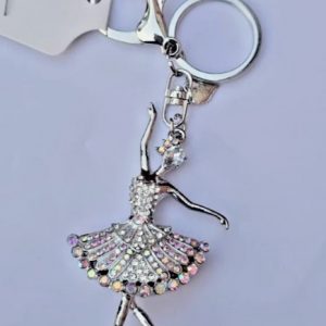 Ballerina Keychain Keyring
