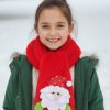 Kids Santa Scarf Neck Warmer Gift 90cm With Bunny/ Cute Doll/ Cat