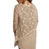 Layered Asymmetric Hem Top With Geometric Print