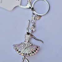 Ballerina Keychain Keyring