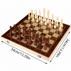 Three-In-One Wooden Chess Set